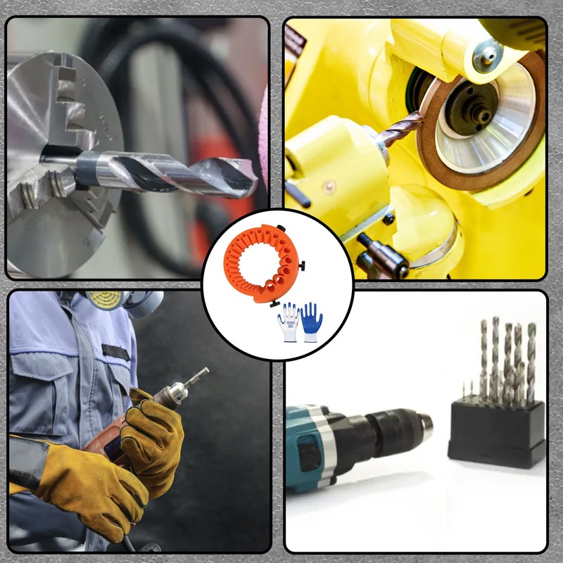 Drill Bit Sharpener, Angle Grinder Drill Bit Sharpener for 2-13mm