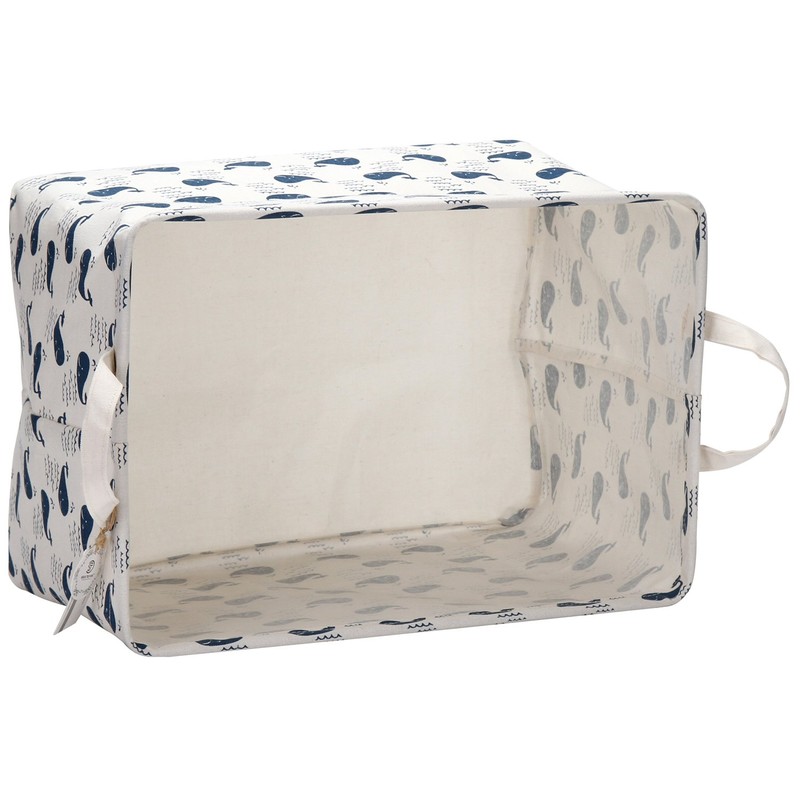 Sea Team 16.5" x 11.8" x 9.8" Square Natural Linen