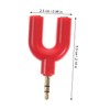 CIYODO 6pcs u Shape Headphone Splitter Adapter to Aux y