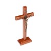 Intercession Wall and Table Wood Cross Crucifix (7.5 inch -