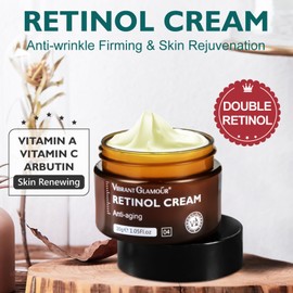 Anti-aging Retinol Cream - Retinol Serum For Face - Retinol Anti Wrinkle Face Cream for Firmness, Hydration and Anti-Aging Benefits - Night Cream For Women Anti Aging - Non-Sticky Korean Skincare