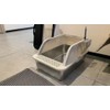 Stainless Steel Litter Box, Large Metal Cat Litter Box with