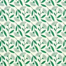 MIDORI Sweet Floral Cream/Green Metallic