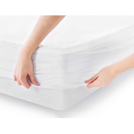 1000 Thread-Count 100% Egyptian Cotton Bed Sheets, 4-PC Sheet Set, Single Ply Long-Staple Yarns, Sateen Weave, Fits Mattress Upto 15" Deep Pocket - (Twin-XL, White)