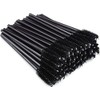 Set de 50 Cepillo Para Pestañas,Cepillo Cejas Negro,Desechables Cepillos Pestañas
