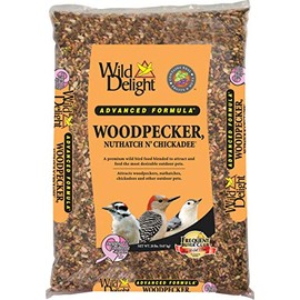 Wild Delight Woodpecker, Nuthatch N' Chickadee Food, 20 lb, Black