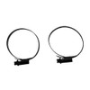 Cf Posh 830624 All Stainless Steel Hose Band, Black, 1.6