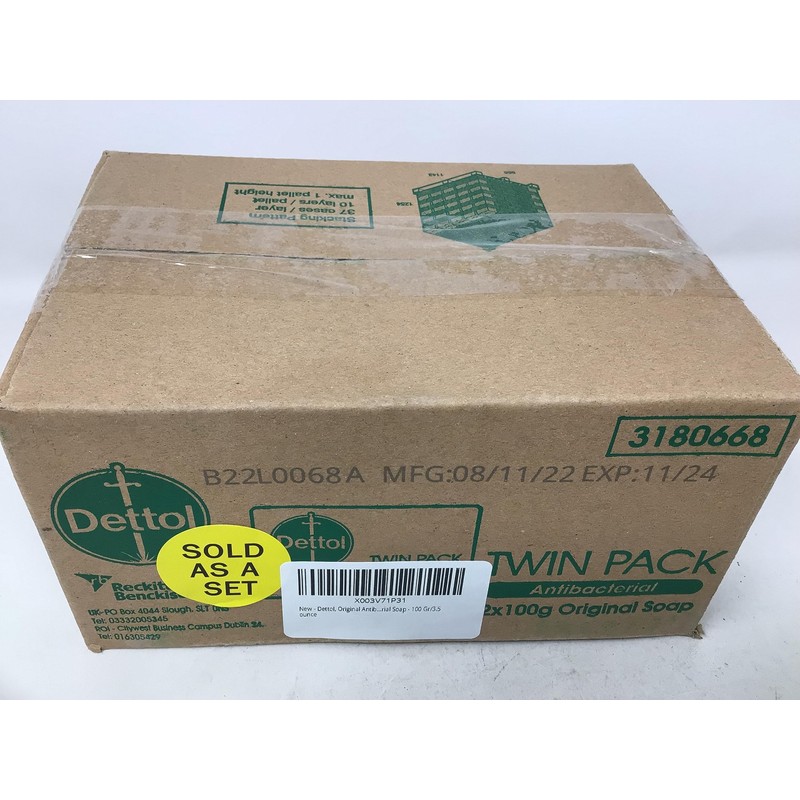 Dettol, Original Antibacterial Soap - 100 Gr/3.5 ounce