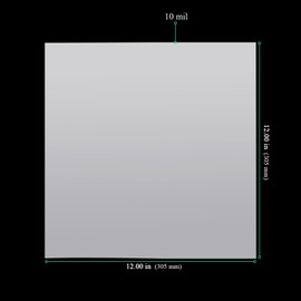 SENJEOK 40 PCS 10 Mil 12 x 12 Inch Blank Mylar Stencil Sheets, Stencil Material Sheets for Crafts Vinyl Cutting