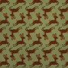 GRAPHICS & MORE Prancing Reindeer Christmas Pattern Premium Kraft Roll