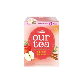 ROASTIQUE Apple Cinnamon Rooibos Tea with Real Dried Fruit – Premium Orgainc Tea Sweet Fruit Blend Hot or Iced Tea Zero Sugar & Zero Calories, 8 Tea Bags