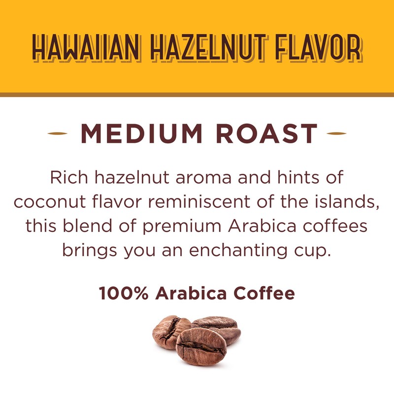 Don Francisco's Whole Bean Hawaiian Hazelnut Flavored Coffee (12-ounce bag)