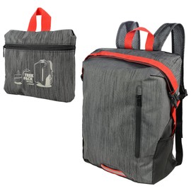 Troika Trekpack Roll Top RUC02/GY Foldable Polyester Backpack 51 cm x 40 cm x 10 cm Grey, gray, Modern