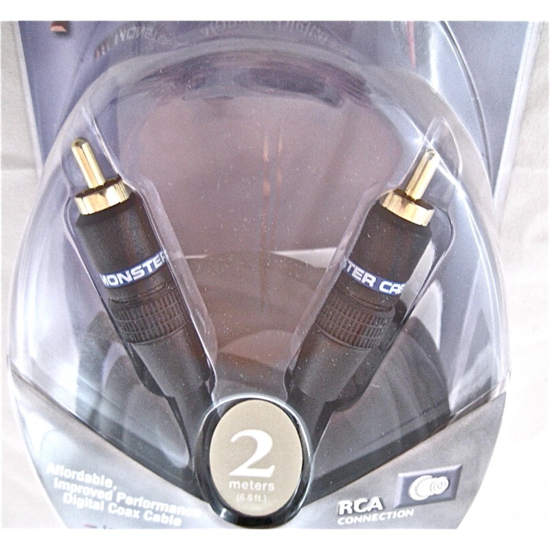 Monster Cable 🎁 Monster Cable Digital Coax Interlink 2m/6.6ft Coaxial