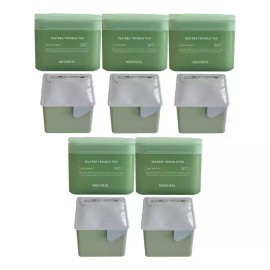 Mediheal 메디힐 티트리 트러블 패드 100매 + 100매(리필) 5개 / 써클 Mediheal Tea Tree Trouble Pad 100ea + 100ea(Refill) 5pcs / Circle
