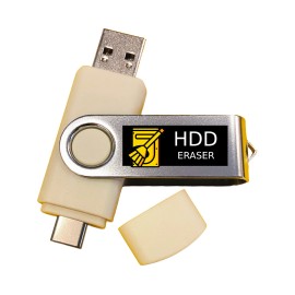 Tech Store On Hard Drive Eraser Data Destroyer USB Bootable Thumb Drive Stick Wipe HDD Disk - Gift Packaging