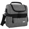 MIER Insulated Lunch Box Insulated Cool Tote Bag Lunch Kit