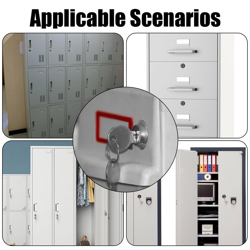 Letterbox Lock, Letter Box Lock, 5 Keys with 5 Different