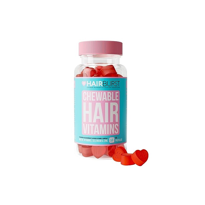 HAIR BURST Hair Growth Biotin Gummies - Daily Vitamins -