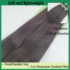 Dark Brown Braiding Hair Pre stretched Hypoallergenic Synthetic ez braid