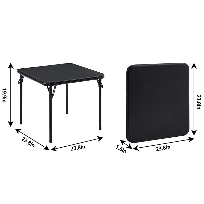 VECELO Kids Folding Activity Card Table, with Ultra Soft Padded