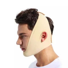 남성 얼굴 압박밴드 페이스 턱살 윤곽 브이라인 밴드/리프팅/땡김/이중턱/탄력 [스킨] Men's Face Compression Band for Jawline Contour V-Line Band / Lifting / Tightening / Double Chin / Elasticity [Skin]