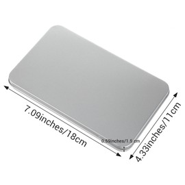 2 Pcs Metal Tin Box Small Tin Containers Mini Tin Box Metal Slide Top Tin Containers Small Tin Box Metal Tins With Lids Small Tin Box For Wedding Jewelry Lip Balm Container Cosmetic Organizer