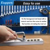 Eoppen 30Pcs M8 Rivet Nuts with Hand Rivet Nut Tool,