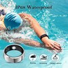 Delcast Smart Ring for Women Men-Wearable Fitness Tracker with Sleep