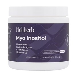 Holiherb - Myo Inositol (4g) + Metil Folato | Suplemento en Polvo | Rinde 45 porciones