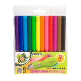 Jolly Brevillier 12 bright colors for refilling the Airbrush Pen
