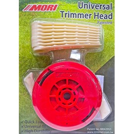 MORI Trimmer Head, Quick-Load 2-Blade Weed Eater Head, Nylon Safety Durable Blade for Quick Grass Trimming, Universal Fit, 10 Pieces Set