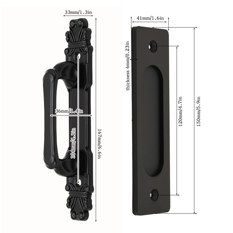 Sliding Barn Door Handle Modern Simple Door Pull Handle for