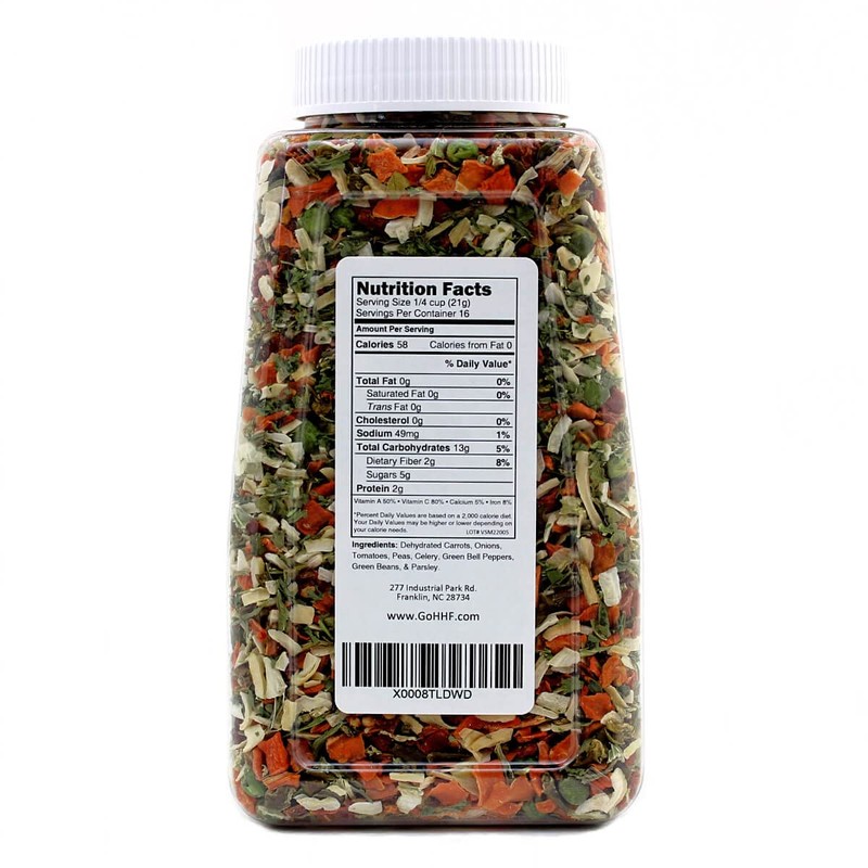 Harmony House Premium Vegetable Soup Mix - Dehydrated Vegetables for