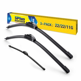 3 Wipers 22"/22"/11" Replacement For Ford Expedition 2020 2019 2018 (Set of 3), 22 Inch+22 Inch Windshield Wiper Blades with 11 Inch Rear Wiper Blade-Original Factory Quality