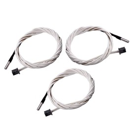 Toaiot Upgrade NTC 100K 3950 Thermistor 3D Printer Hotbed Hot End Wire Cap Thermistor 3D Printer Parts Thermistor Sensor Reprap CR10 Ender A8 Monoprice MakerPro Hot End Heater Module High Temperature +300 Degree