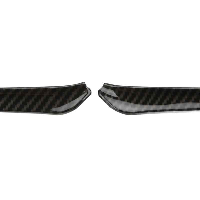 2pcs Side Rearview Mirror Trim ABS Carbon Fiber Color Wing