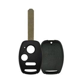 AKS KEYS Replacement for 3 Buttons Honda Remote Key Shell - Without Chip Holder, Keyway HO01 Compatible with All Models 3 Buttons Honda Remote Key. Shell Only. Electronic Board not Included (2)