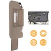 SCITOO Left Driver Side Beige Car Sun Visor Assembly Replacement