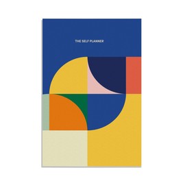 Poketo Self Planner 12 Months Open-Dated, Writing, Self Care, Wellness, Journal, Tree-Free Paper, 5.75" x 8.5", Smyth-Sewn