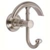 Ginger 4811/SN Eavon Double Towel Robe Hook, Satin Nickel