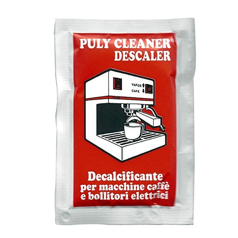 Puly Baby Cleaner and Descaler for Espresso Machines (Box of