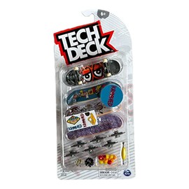 TECH DECK Deck Sk8shop Bonus Pack Mini Finger Skateboard Multi Pack 2022 Series (Krooked (4 Pack))