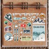 A5 Sticker Sheet SAAS-Fee Vinyl Stickers - Switzerland Swiss Ski