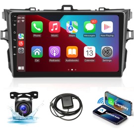 Naifay Android Car Radio for Toyota Corolla 2008 2009 2010 2011 2012 with Wireless Apple Carplay Android Auto 2+32G, 9 inch Touch Screen Car Stereo Bluetooth in Dash GPS WiFi FM SWC Backup Camera
