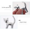 TENDYCOCO 2Pcs Cat Ring Holders Cat for Women Cat Ornaments