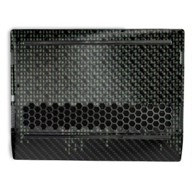 MightySkins Carbon Fiber Skin Compatible with Alienware M15 R7 (2022) Full Wrap Kit - Red Pill | Protective, Durable Textured Carbon Fiber Finish | Easy to Apply & Change Styles | Made in The USA