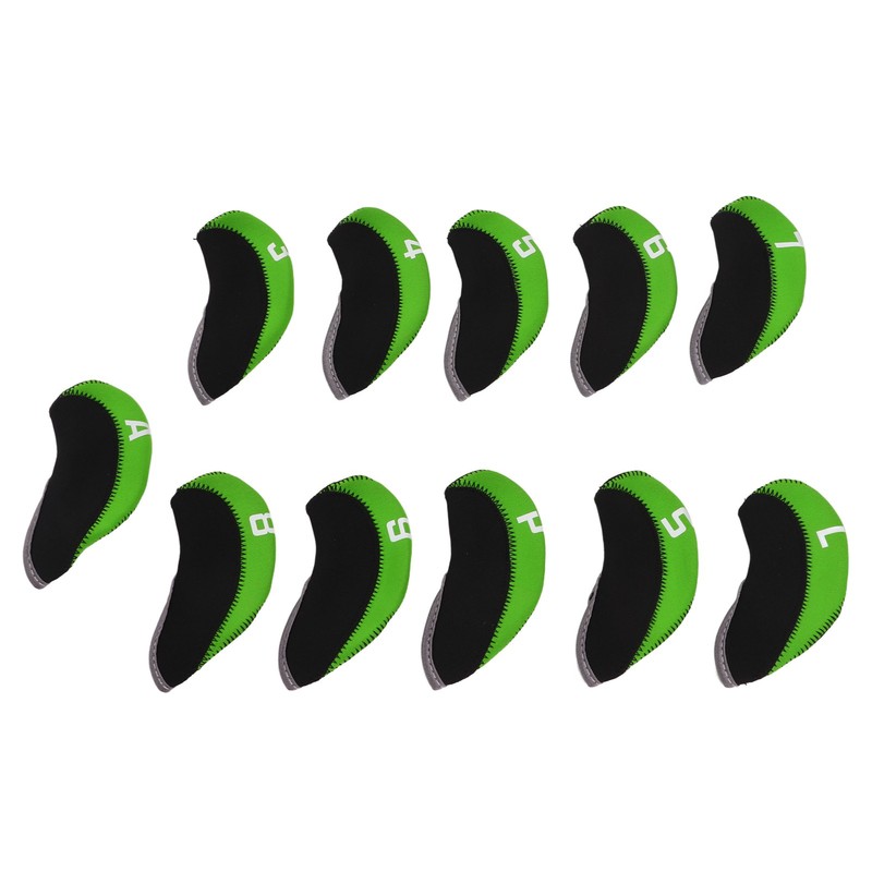 11Pcs/Set Number Golf Iron Headcover Neoprene Golf Club Iron Head