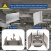ACE Equipment SP-S1812 Stainless Steel Wall Mount Splash Guard for