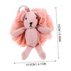 Baluue 1pc Cute Cartoon Animal Shower Sponge Mesh Bath Pouf